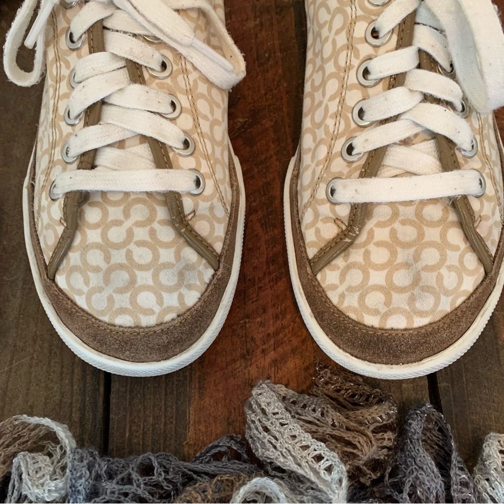Coach Edith Canvas Sneakers - Picture 3 of 14
